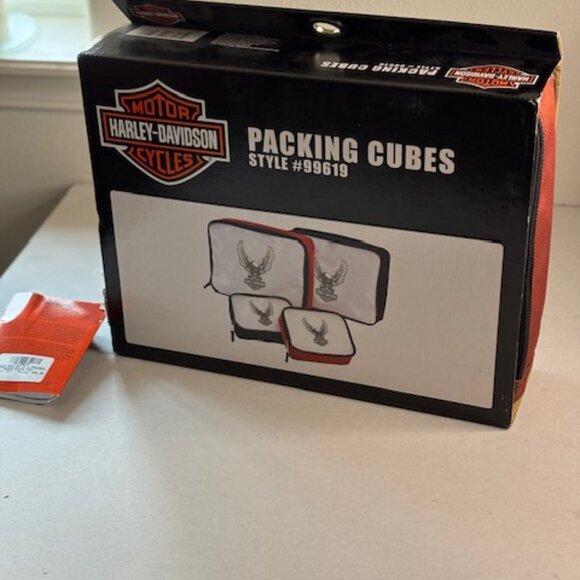 Harley-Davidson Logo 4 Pc Packing Cubes for Saddlebags or Luggage NWT Last One - Picture 12 of 13